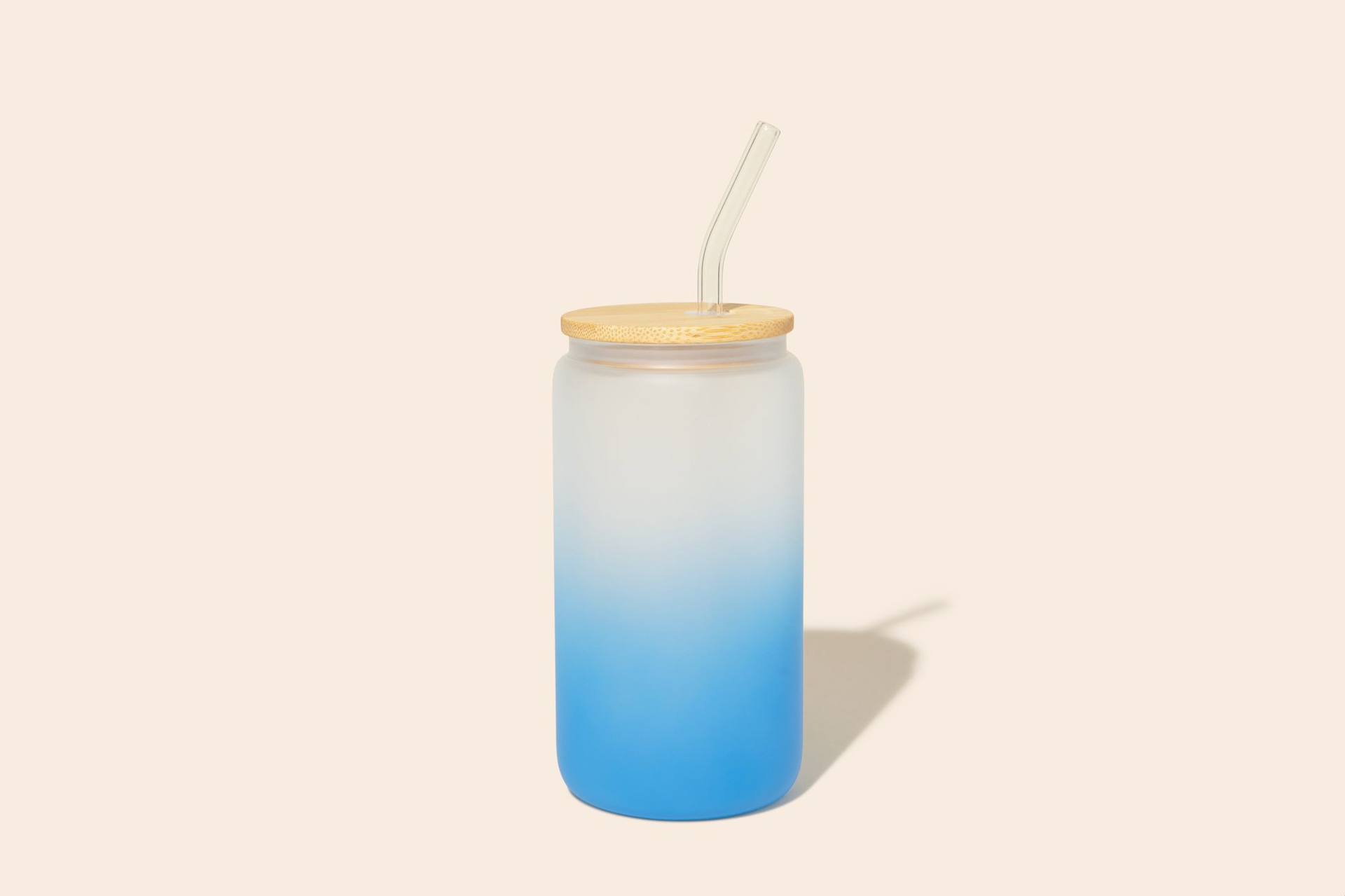 Bamboo Switch - Reusable Glass Can Tumbler and Straw