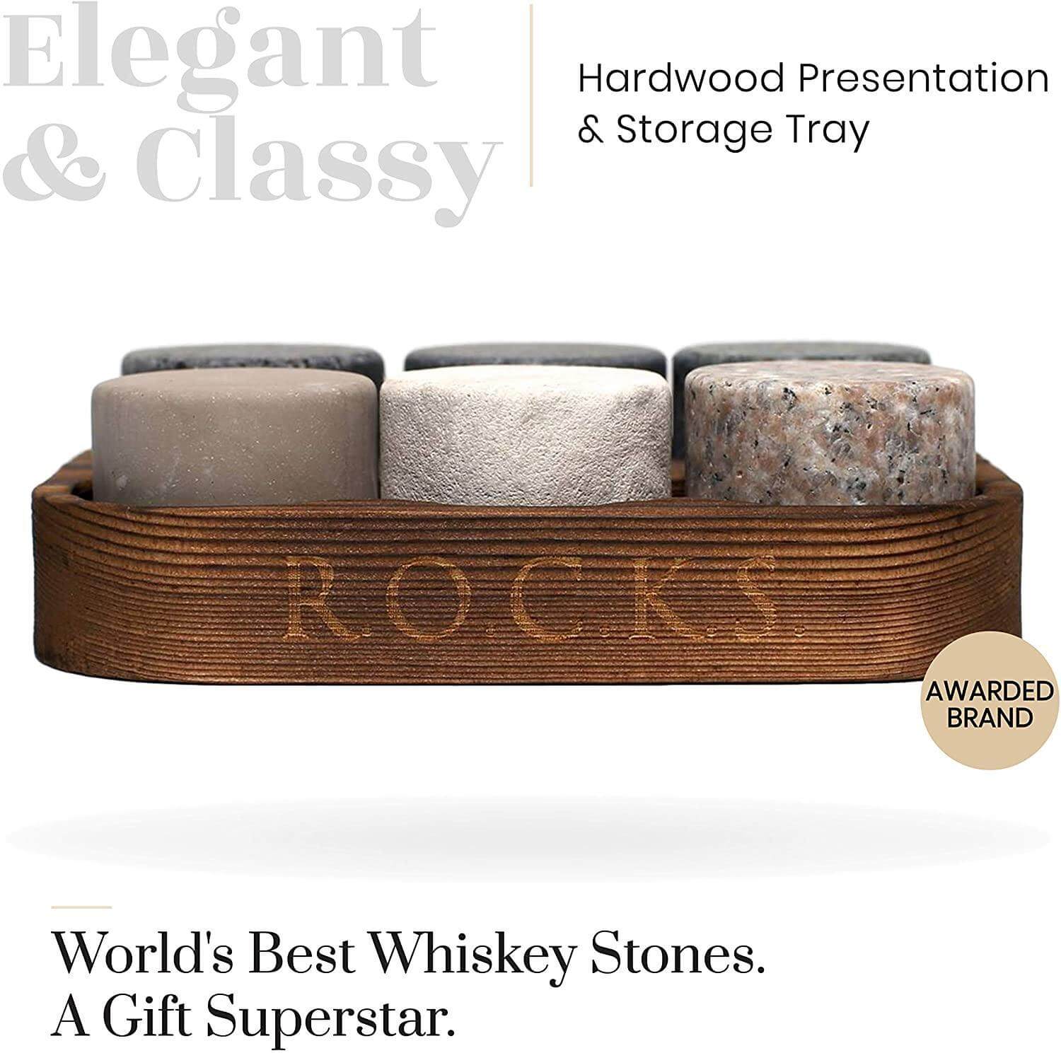 ROCKS Whiskey Chilling Stones - The Original Rocks Whiskey Chilling Stoneso