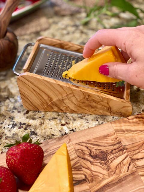 Natural OliveWood - Olive Wood Cheese Grater