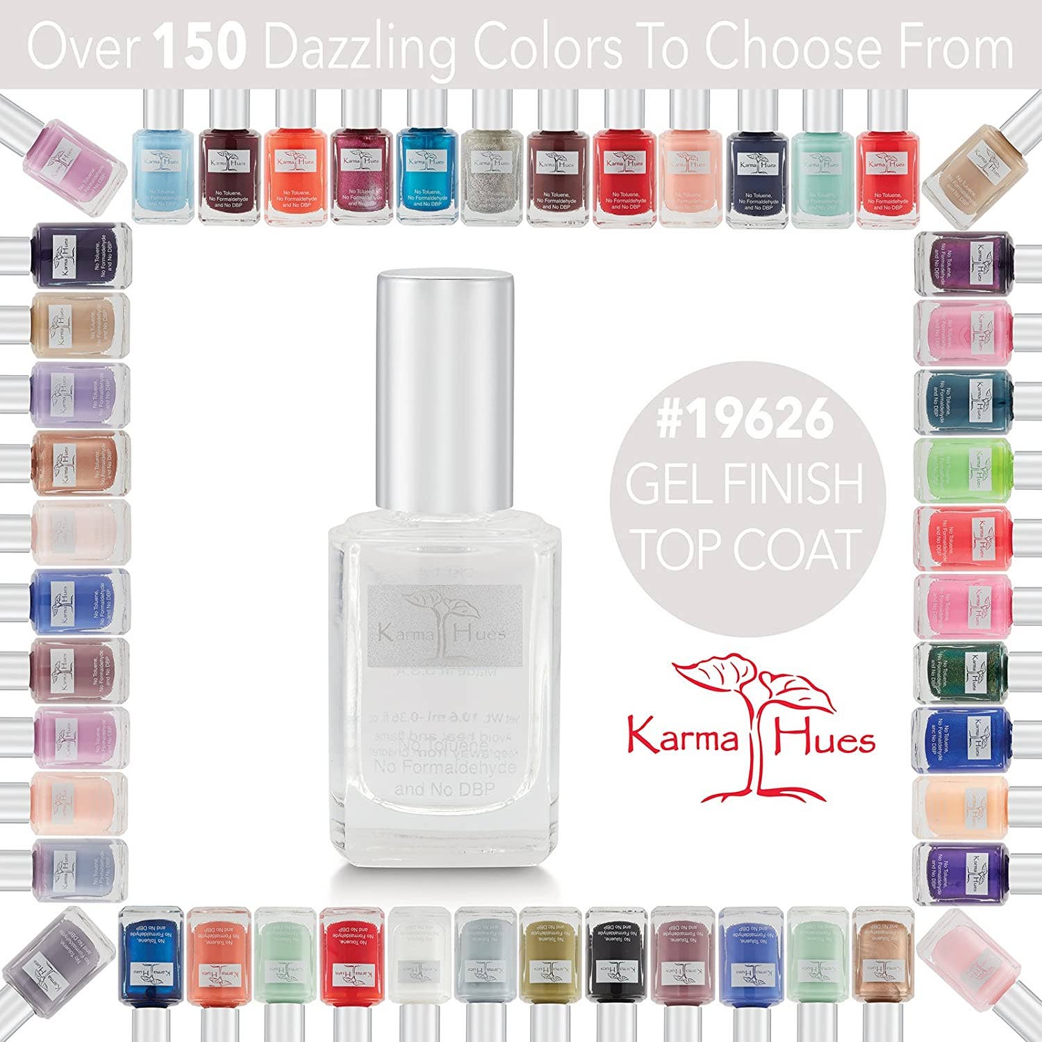 Karma Organic spa - Gel Finish Top Coat - Nail Treatment