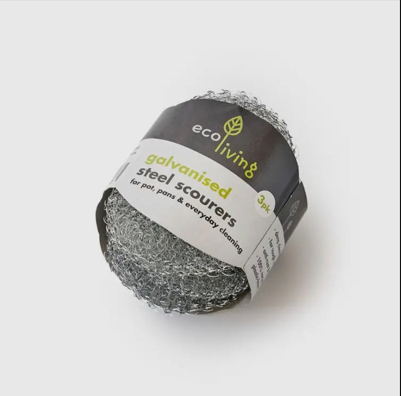 Steel scourers 3 pack