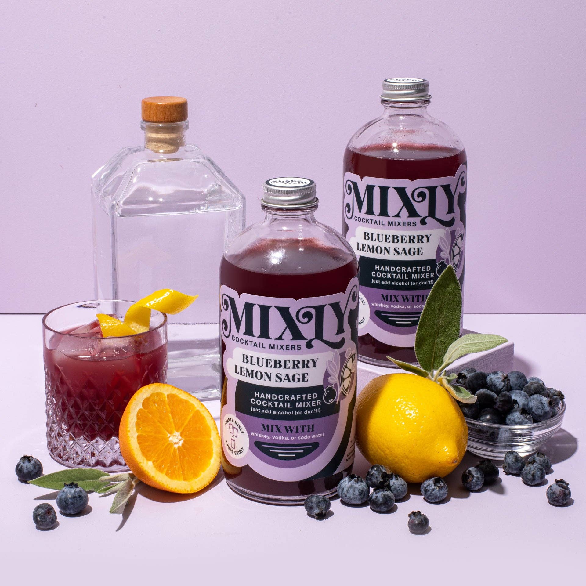 Mixly - Blueberry Lemon Sage Mixer