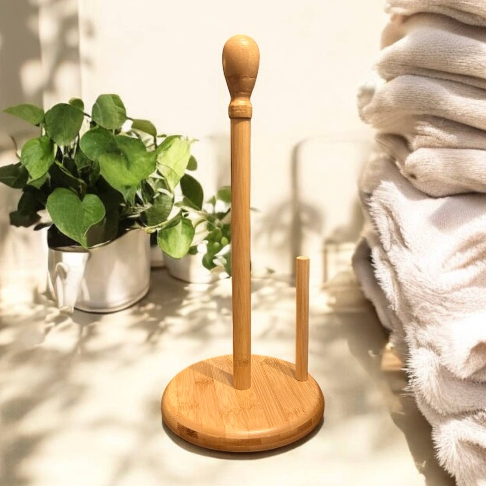 Bamboo Switch - Bamboo Kitchen Paper Towel Holder | Market Bestseller