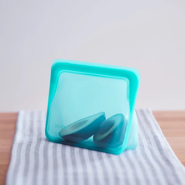 Stasher Stand-up Mini Bag in Clear | Silicone